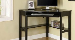 Corner Desk, Black | Furniture of America