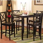 Amazon.com - 5-piece Counter Height Dining Room Set Dinette Sets