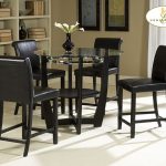 Homelegance Sierra Counter Height Dining Table 722 36 Black Counter