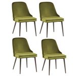 Amazon.com - Riverbank Upholstered Dining Chairs with Tapering Legs