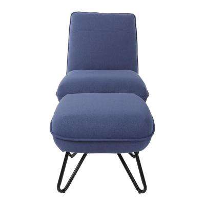 With Ottoman - Blue - Accent Chairs - Chairs - The Home Depot