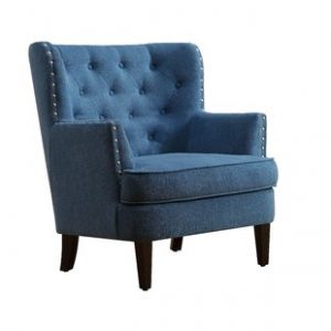 Blue Accent Chair With Ottoman 2 300x300 