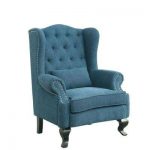 With Ottoman - Blue - Accent Chairs - Chairs - The Home Depot