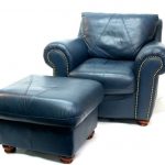 Sorrento Leather Club Chair Ottoman  | Ventnor Condo | Chair