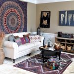 Boho Living Room Makeover: Pop of Color with World Market u2022 Made in