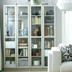 Small Bookcase With Glass Doors Black Bookcase With Drawers