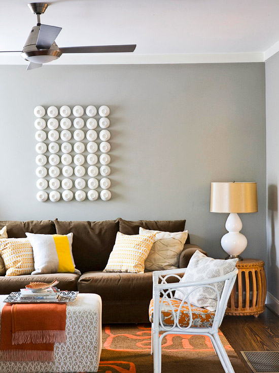 Ways to Decorate with a Brown Sofa | Better Homes & Gardens