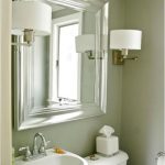 Brushed Nickel Bathroom Mirror as Sweet Wall Decoration | HomesFeed