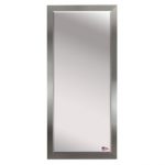 Modern & Contemporary Brushed Nickel Bathroom Mirror | AllModern