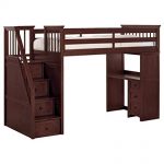 Amazon.com: NE Kids School House Stair Loft Bed in Cherry: Kitchen