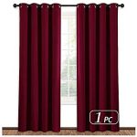 Amazon.com: NICETOWN Burgundy Curtains for Living Room - (Burgundy