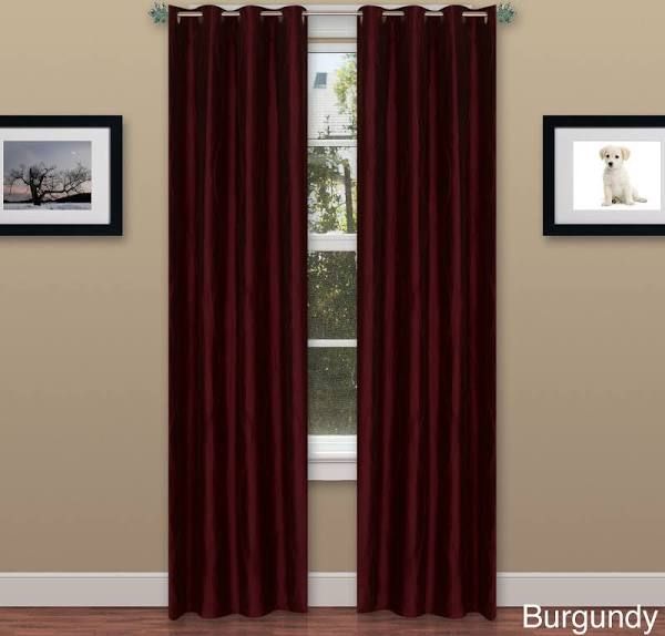 burgundy curtains | Future house in 2019 | Curtains, Panel curtains