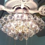 Acrylic Crystal Chandelier Type Ceiling Fan Light Kit | Lighting