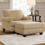 Benchcraft Candoro Chair and a Half & Ottoman | Boulevard Home