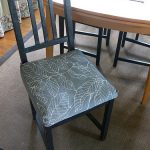 Stumbles Stitches Feather Your Nest Dining Chair Cushions Grey