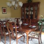 Updating 1980s queen anne dining table, hutch and buffet? See pics.