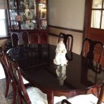 CHERRY DINING ROOM SET WITH HUTCH SITS 6 - $750 (WATCHUNG) | Dining