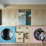 Design Detail: A Wardrobe With Tunnels Connects A Play Area With The