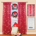 Light Up Magical Sheer Window Curtain Panel from Collections Etc.