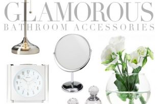 Glamorous bathroom accessories | House Mix: Decor & DIY | Glamorous