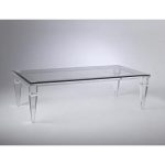 Change your ordinary look with clear acrylic glass coffee table