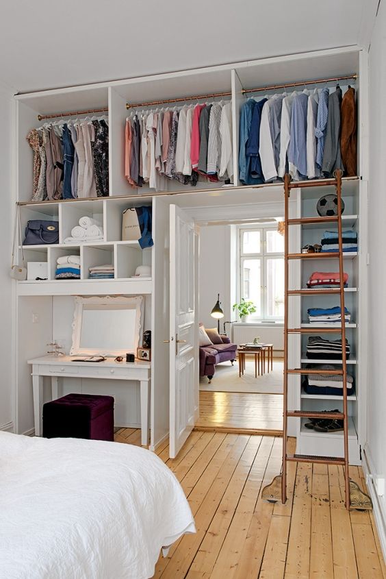 15 idées de dressings pour un petit appartement | For the home