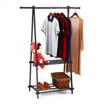 Amazon.com: SUNPACE LCH Metal Foldable Entryway Organizer Clothing