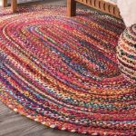 Colorful braided rug | Etsy