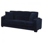 Susan Velvet Convert-a-Couch Storage Arm Futon Sofa Sleeper - Handy