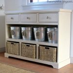 Ana White | 3 Drawer Open Shelf Simple Entryway Console - DIY Projects