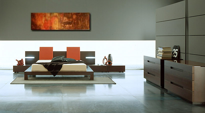 home unique and classic: Asian Contemporary Bedroom Furniture from
