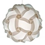 Modern Contemporary White Round Designer Lamp Shade, Scandinavian