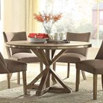 Amazon.com - Industrial Contemporary Dining Table Set in Weathered
