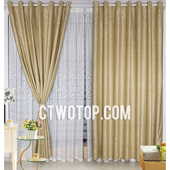Patterned Chic Best Modern Gold Faux Silk Curtains Curtains