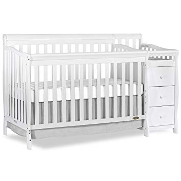 Amazon.com : Dream On Me 5 in 1 Brody Convertible Crib with Changer