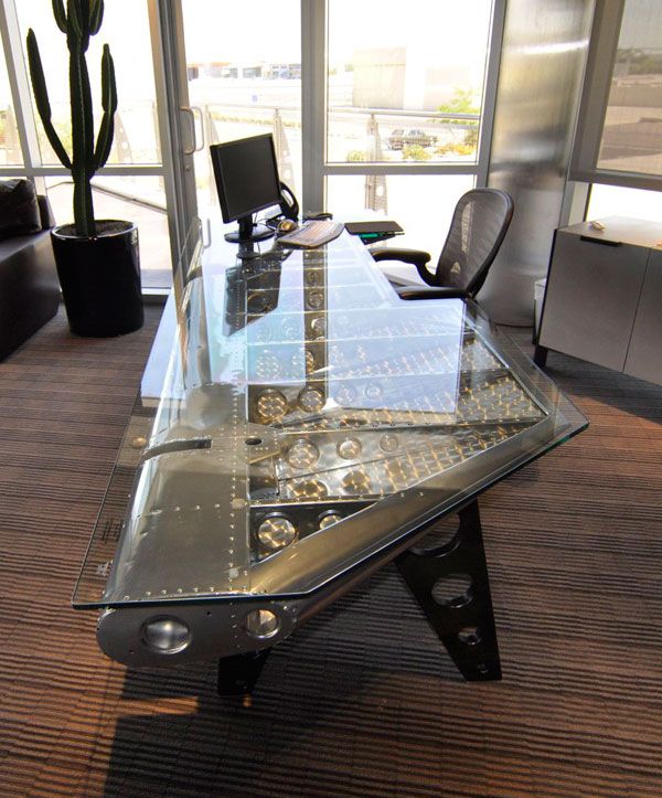 35 Cool Desk Designs for Your Home | Industrial Chic | Aviation