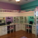 Custom Made Dual Loft Beds With Desks | Happy Kids | Kids room