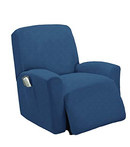Amazon.com: Elegant Home One Piece Stretch Recliner Chair Cover