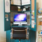 Jordan's Tucked in a Corner Hideaway Armoire Home Office | For the