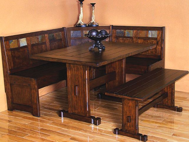 Rustic Corner Dining Room Table Sets | Furniture in 2019 | Dining