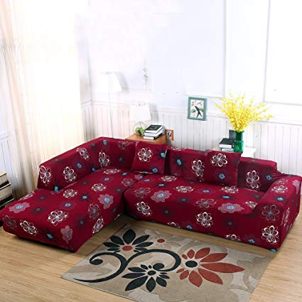Amazon.com: TOPCHANCES Premium Quality 2 Pcs 3 Cushion Couch L Shape