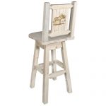Montana Woodworks Homestead Counter Height Barstool With Back And