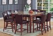 Amazon.com - 9pcs Marble Top Counter Height Dining Table & 8 Stools