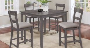 Counter Height Grey Kitchen & Dining Room Sets You'll Love | Wayfair