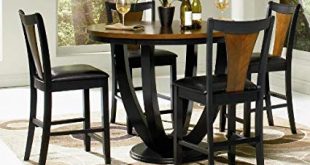 Amazon.com - Boyer 5-Pc Counter Height Table Set by Coaster - Table
