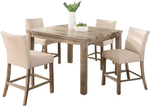 Union Rustic Shaunda Casual 5 Piece Counter Height Dining Set