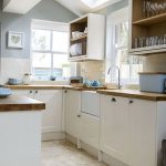 cream kitchen cabinets gray walls - Google Search | kitchen wall