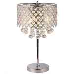 Cool Crystal Chandelier Table Lamp Elegant With Regard To Idea 0