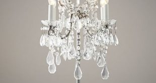 top of dresser Manor Court Crystal Table Lamp | Crystal