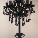 Black Crystal Chandelier Table Lamp Cheap u2013 cequami